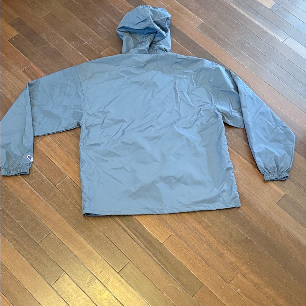 Champion Duke University Gray Hooded Pullover with Front Pocket - Picture 10 of 13